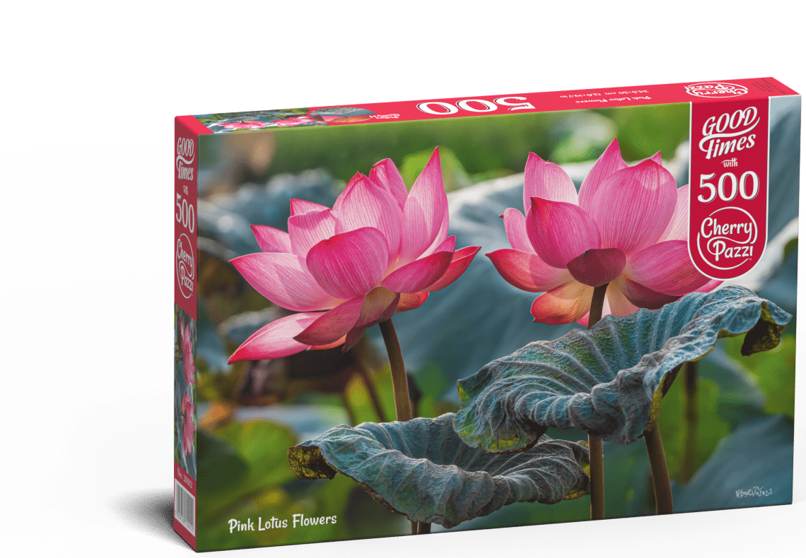 Puzzle 500 CherryPazzi Pink Lotus Flowers 20012