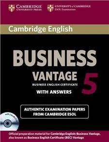 Cambridge English Business 5 Vantage Self-Study Pack (Student's Book with answers with Audio CD)