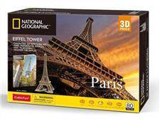 Puzzle 3D National Geographic Paryż, Wieża Eiffel