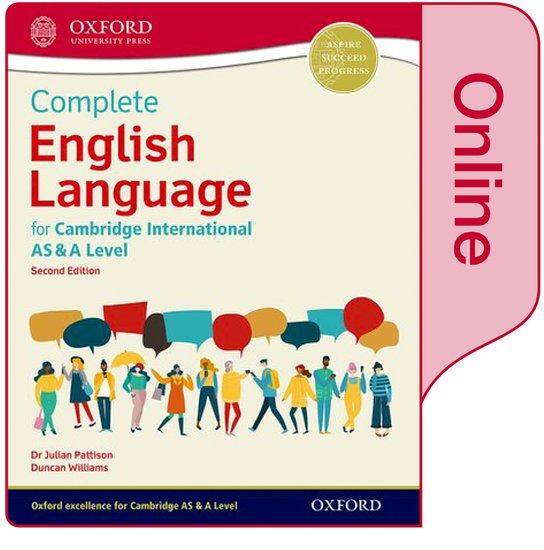Complete English Language for Cambridge International AS & A Level: Online Student Book (Second Edition)