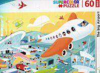 Puzzle Supercolor Maxi 60 The big Airport