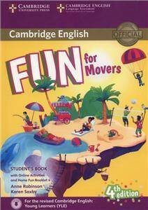 Fun for Movers (4th Edition - 2018 Exam) Student's Book with Audio Download, Online Activities & Hom