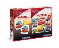 Puzzle 60 + Memo Auta