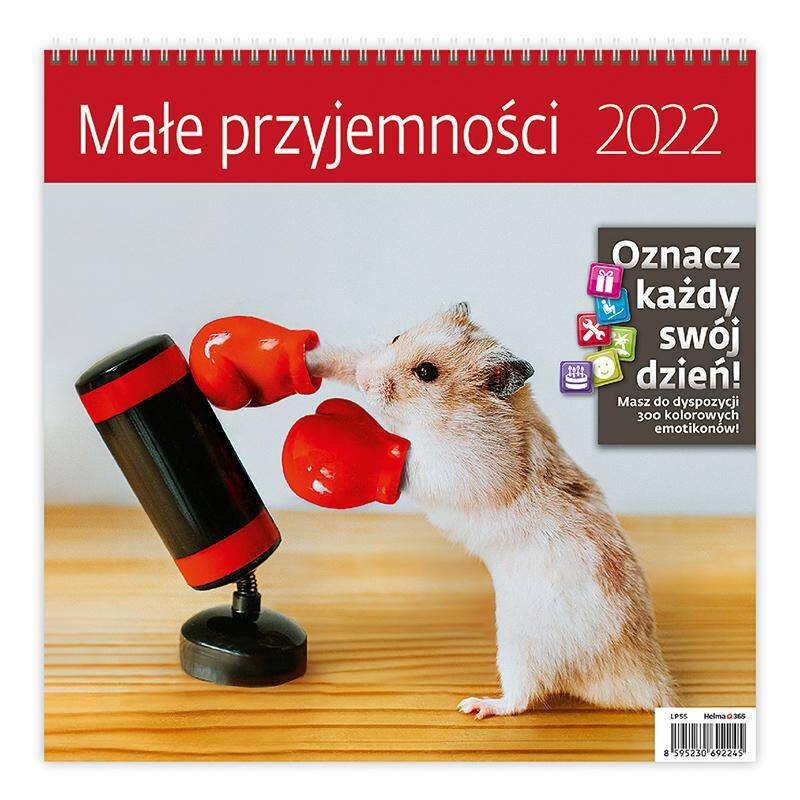 Kalendarz 2022 12 planszowy Małe przyjemności