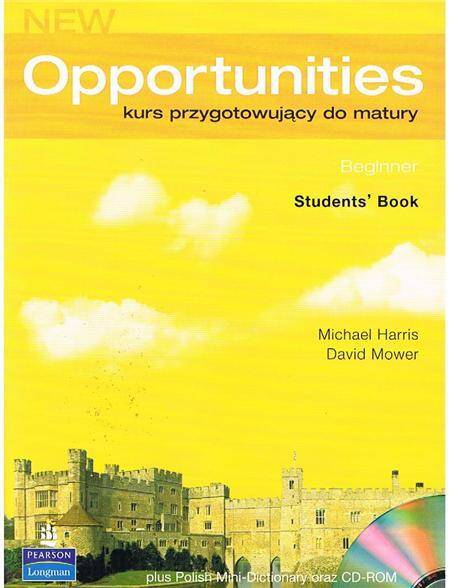 New Opportunities Students' Book plus CD-ROM Beginner
