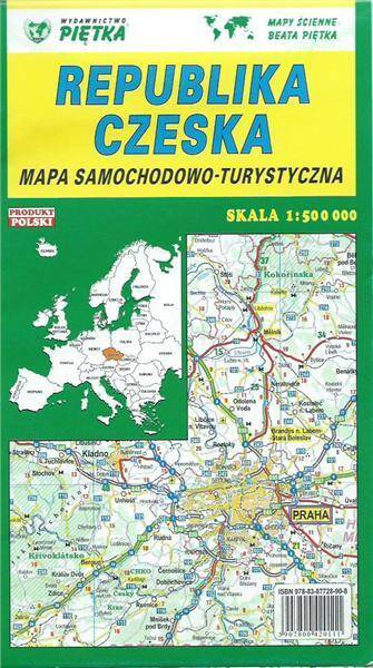 REPUBLIKA CZESKA mapa samochodowo-turystyczna 1:500 000