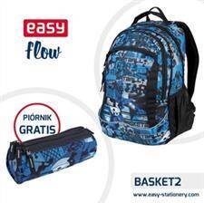 Plecak szkolny młodzieżowy niebieski Easy  + piórnik GRATIS