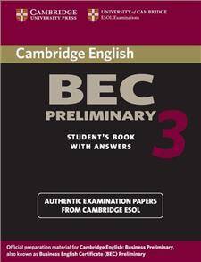 Cambridge BEC Preliminary 3 Student's Book with Answers