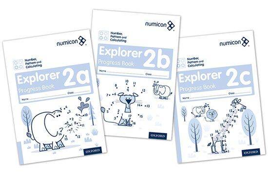 Numicon - Explorer Progress Books 2 A/B/C Mixed pack of 30