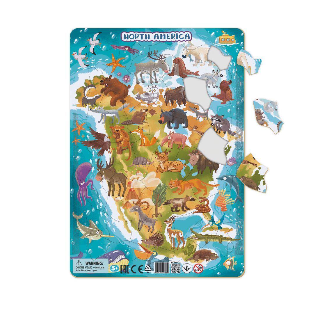 Puzzle 53 ramkowe Ameryka Północna DOPR300177