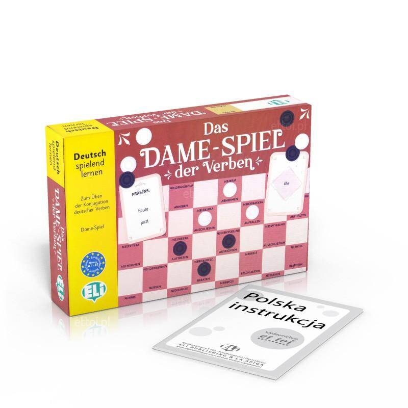 Das Dame-Spiel der Verben - gra językowa (niemiecki)