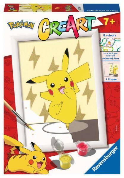 Malowanka CreArt: Pokemon Pikachu 202416 RAVENSBURGER