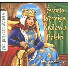 Święta Jadwiga Królowa Polski - kolorowanka