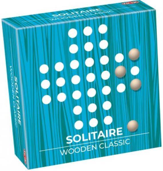 Solitaire wooden classic gra 14025 TACTIC