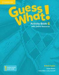 Guess What! 6 Activity Book with Online Resources