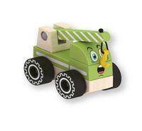 Pojazd budowlany (z serii: zabawki drewniane)
