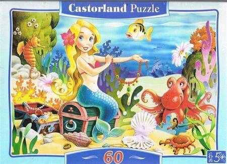 Puzzle 60 el. Little Mermaid B-06588