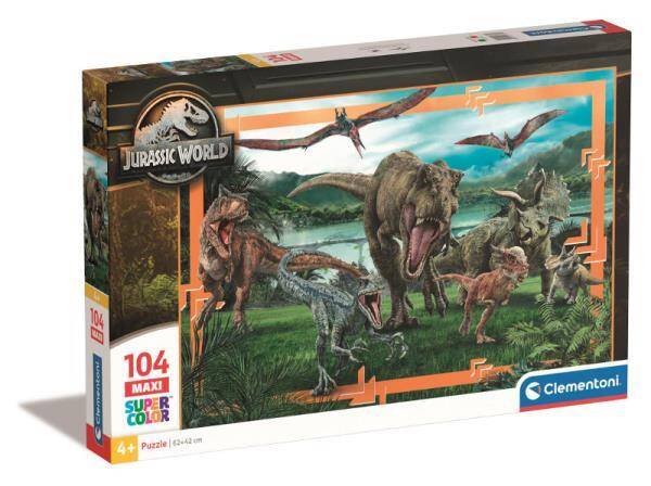 Clementoni Puzzle 104el Maxi Jurassic World 23770