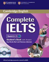 Complete IELTS Bands 6.5-7.5 SB with Answers +CD-ROM