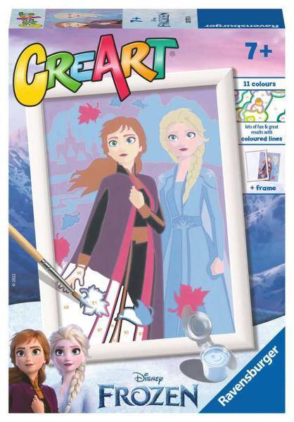 Malowanka CreArt dla dzieci: Frozen: Siła Sióstr 201730 RAVENSBURGER malowanie po numerach