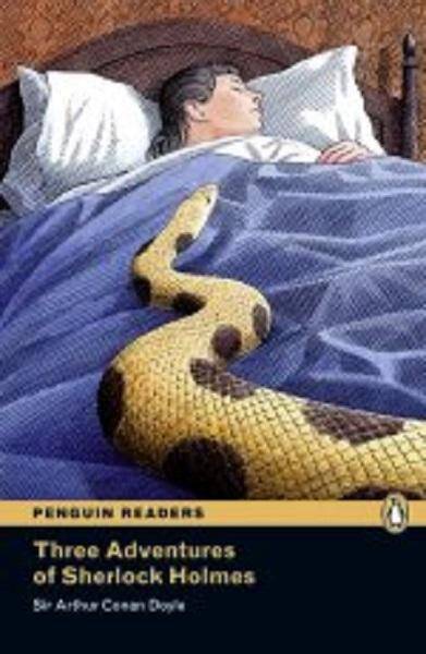 Penguin Readers level 4Three Adventures of Sherlock Holmes poziom 4 (CD Pack)