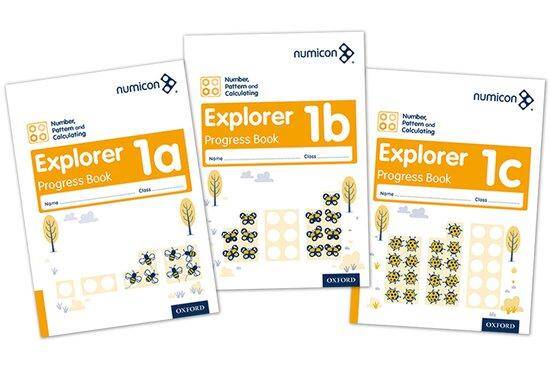 Numicon - Explorer Progress Books 1 A/B/C Mixed pack of 30