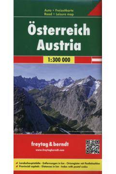 Austria mapa 1:300 000