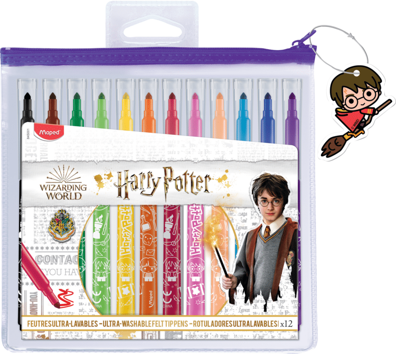 Flamastry Harry Potter 12 kolorów