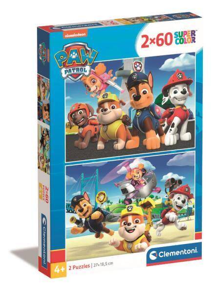 Clementoni Puzzle 2x60el PAW PATROL Psi Patrol 21623