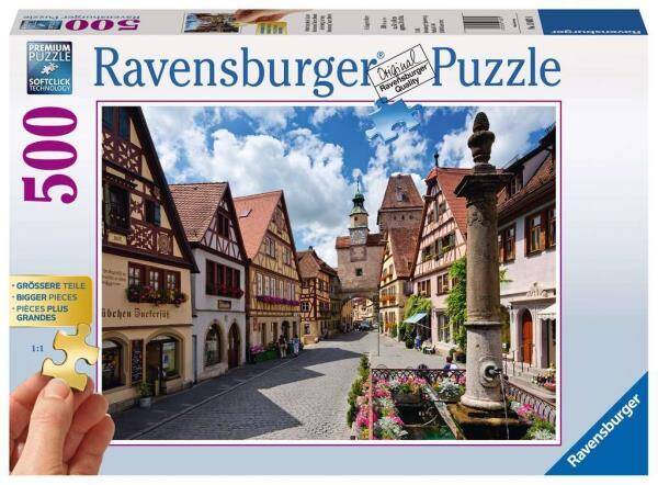 Puzzle 2D 500 duży format Rothenburg 13607