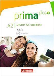 Prima plus A2 Deutsch für Jugendliche Testheft mit Audio-CD