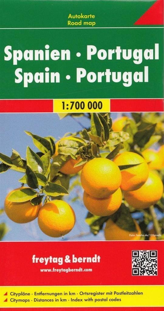 Hiszpania portugalia mapa 1:700 000