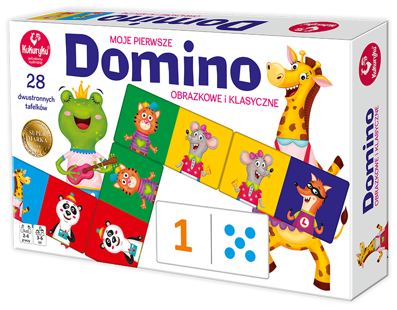 Gra Domino obrazkowe i klasyczne