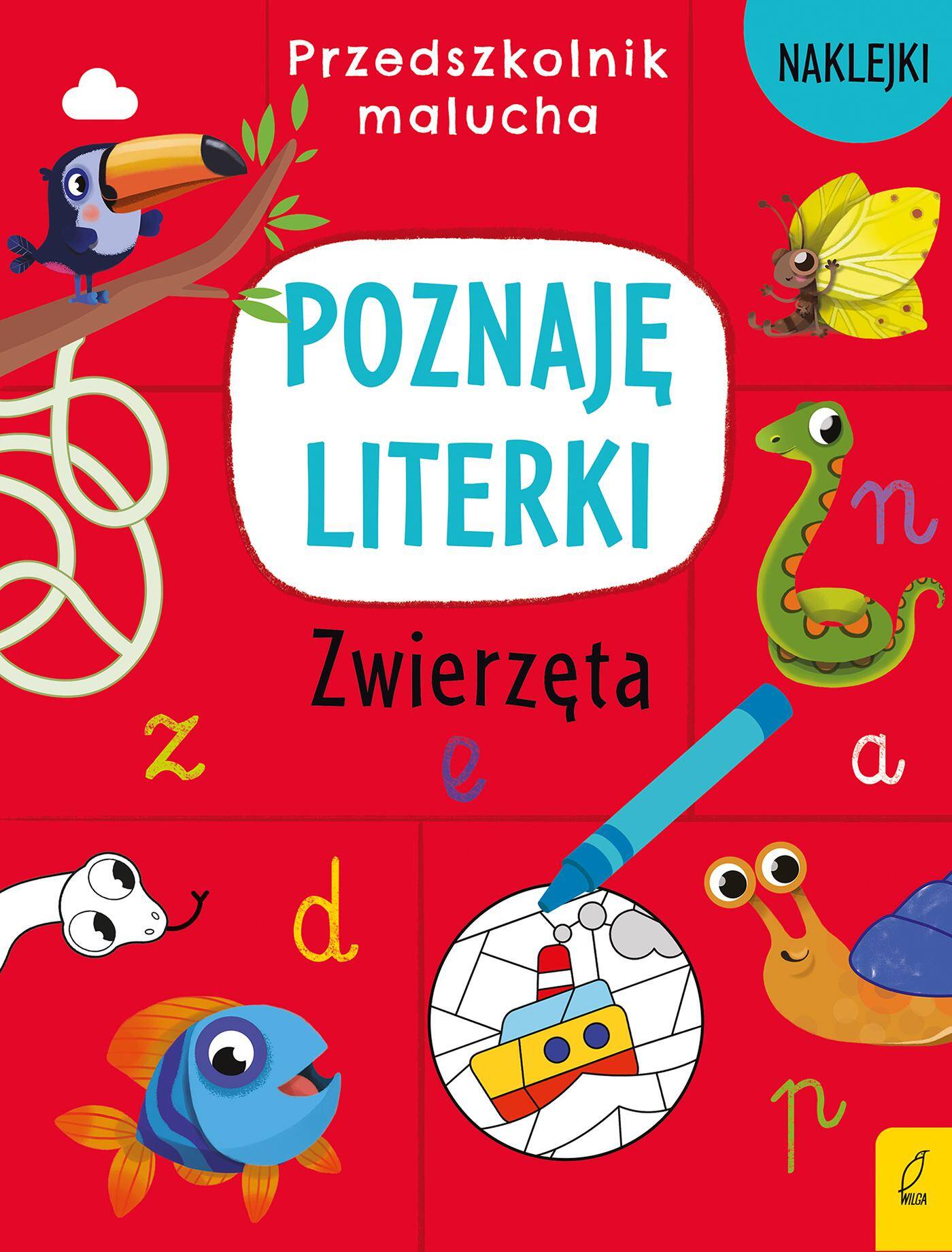 Przedszkolnik malucha. Poznaję literki. Zwierzęta