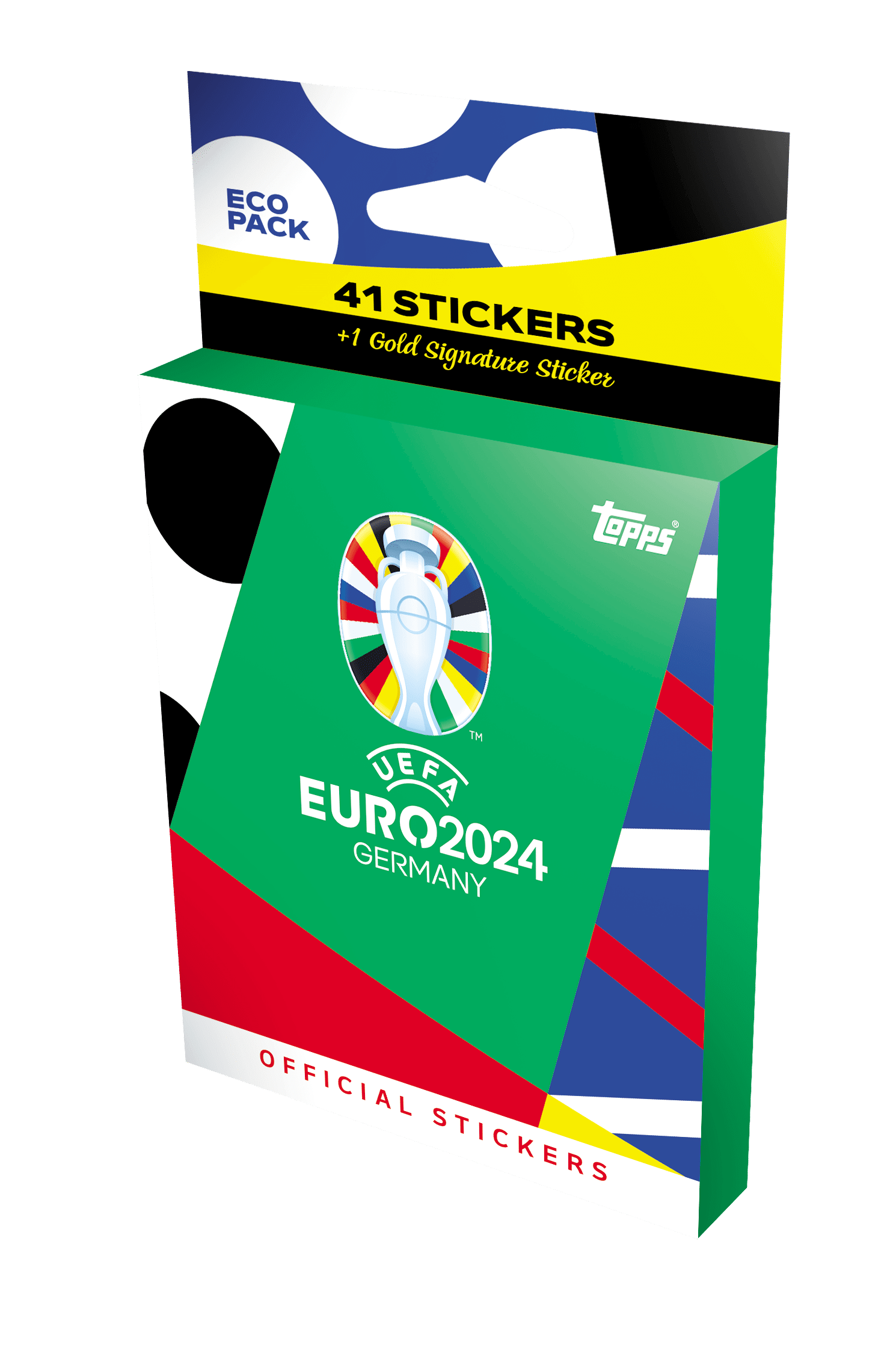 Euro 2024 Topps Stickers Eco Pack 1 szt. mix