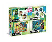 Superkit Ben 10 Puzzle 2x30 +Memo +Domino