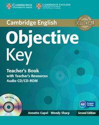 Objective Key 2ed TB with Teacher's Resources Audio CD/CD-Rom