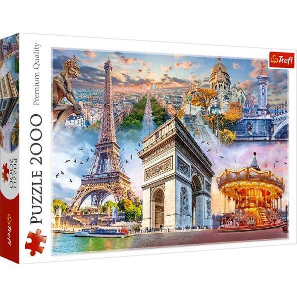Puzzle 2000el Weekend w Paryżu 27125 Trefl