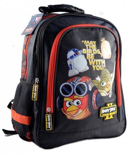 Plecak szkolny czarny Angry Birds Star Wars ST Majewski