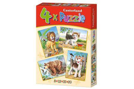 Puzzle 4w1 Animals  B-04287-1