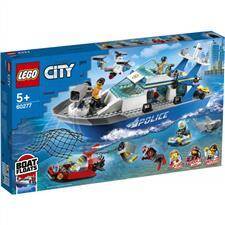 LEGO CITY Police Policyjna łódź patrolowa 60277 (276 el.) 5+