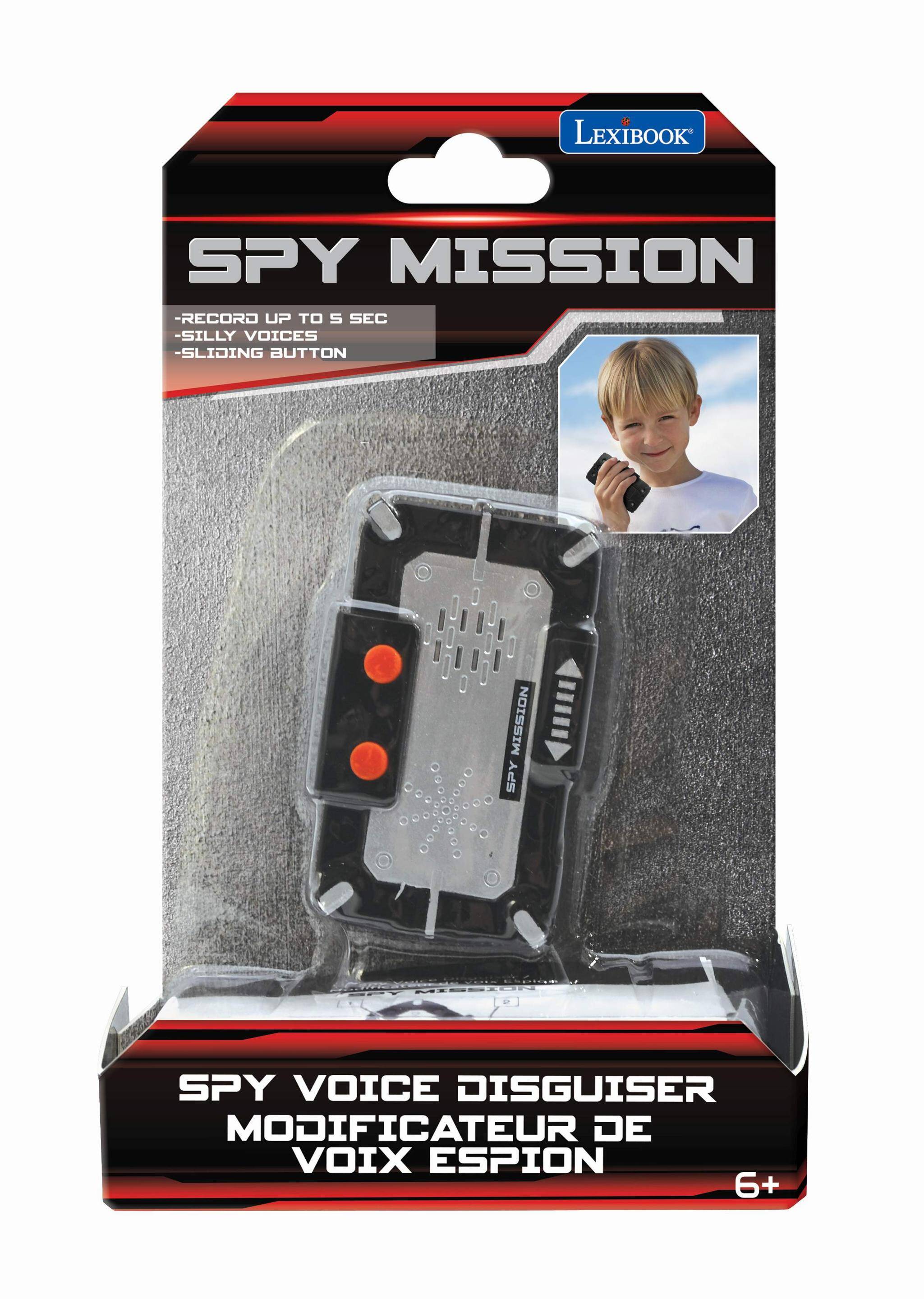 Zmieniacz głosu Spy Mission z możliwością nagrywania RPSPY03