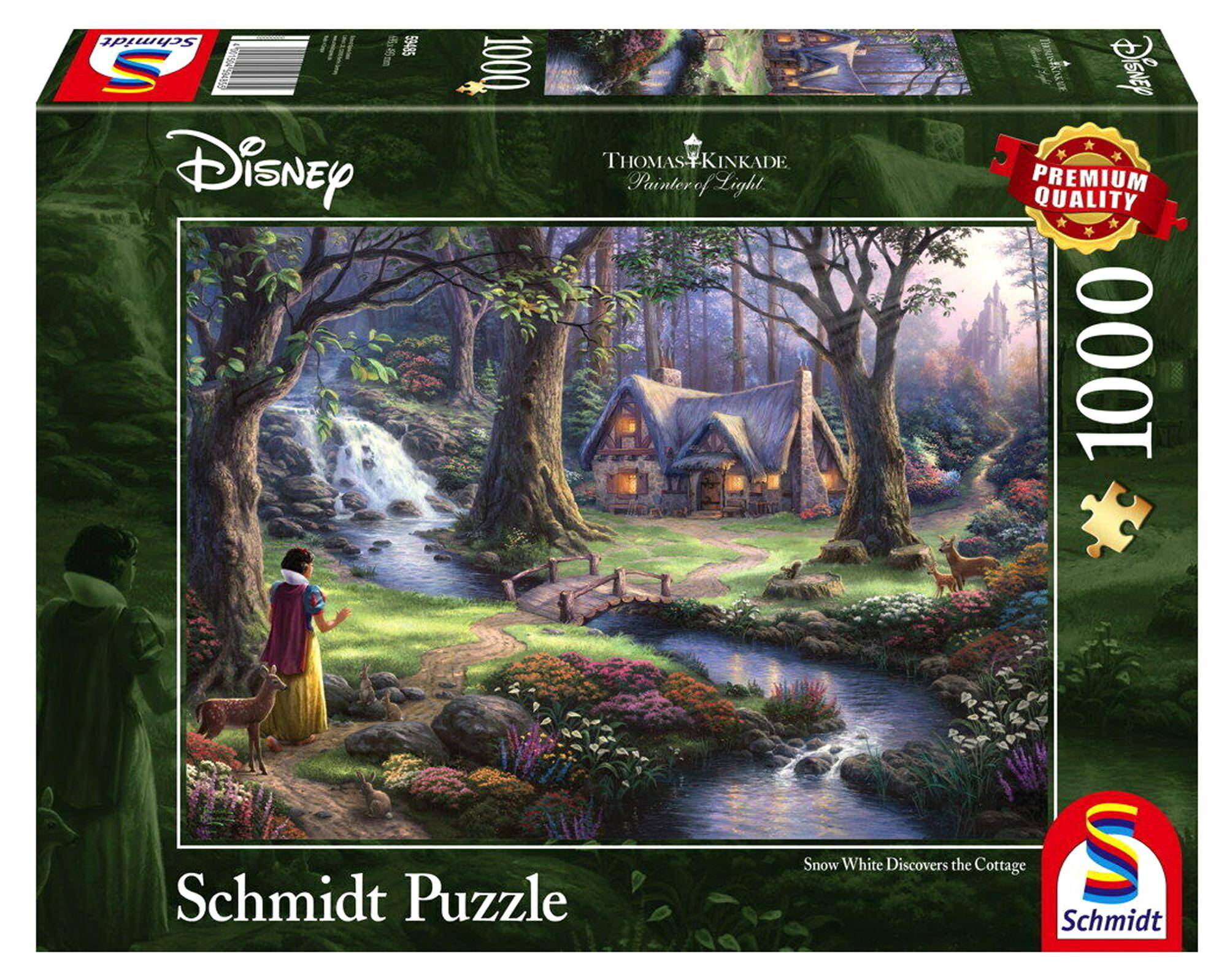 Puzzle 1000 PQ Królewna Śnieżka Disney T.Kinkade 107252