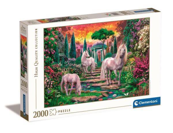 Clementoni Puzzle 2000el Ogród jednorożców 32575