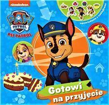 Psi Patrol Opowiadania z naklejkami Gotowi na przyjęcie