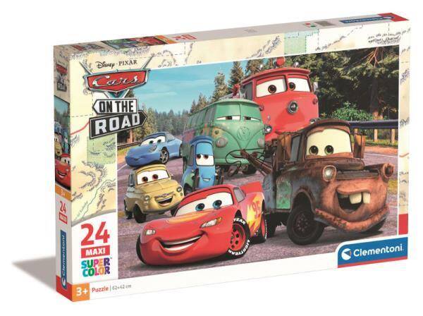 Clementoni Puzzle 24el Maxi Cars on the road 24239