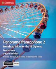 NEW Panorama francophone 2 Coursebook Cambridge Elevate editon