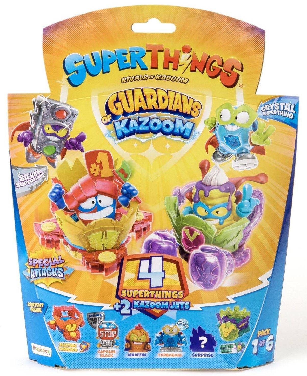 SuperThings 4 Guardians of Kazoom Blister 4 Pack
