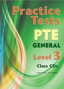 PTE General Level 3 Practice Tests Class Audio CDs set of 3