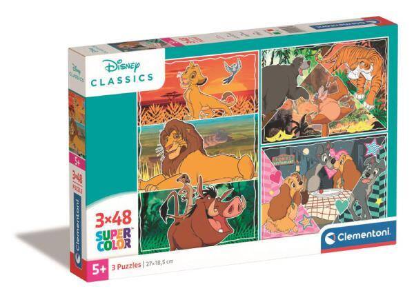 Clementoni Puzzle 3x48el Disney Classics 25285